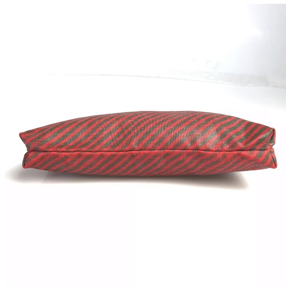 Gucci Rigate line cloth pouch W24 × H14 × 3 - Picture 3 of 11